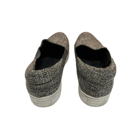 Vince Women's Gray Tweed Platform Slip-on Sneakers Shoes Size‎ 11M - Picture 6 of 10